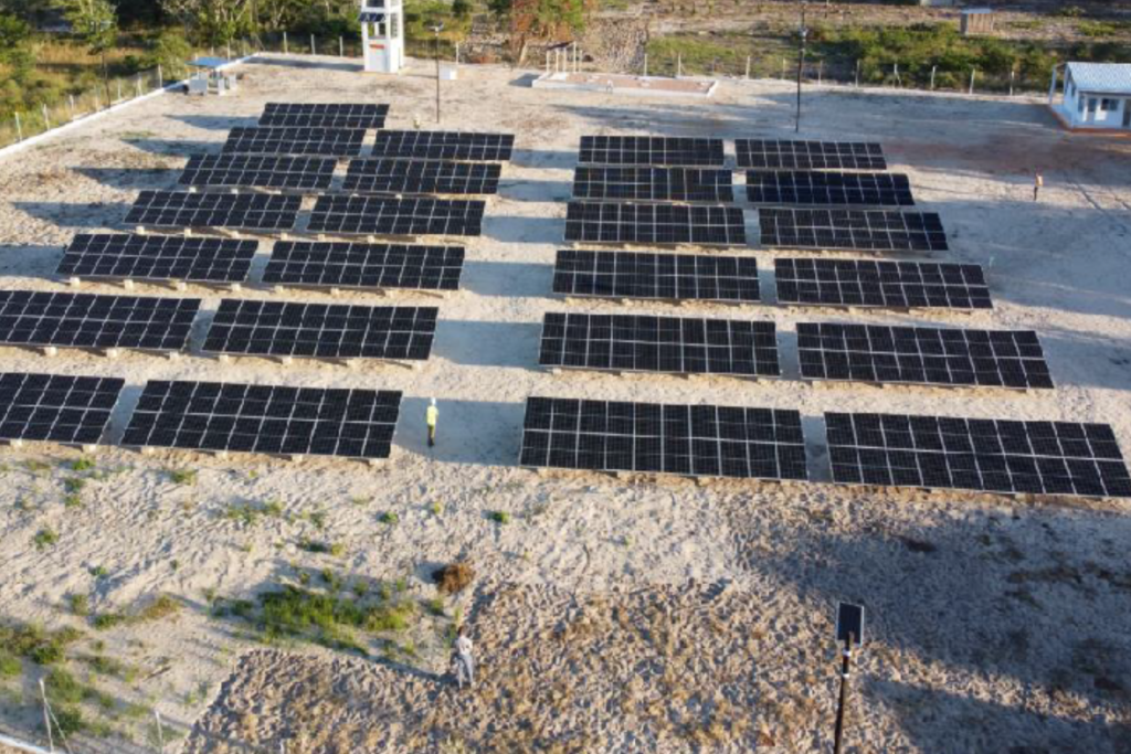 Construção de edifícios de apoio da mini- central fotovoltaica de Bazaruto